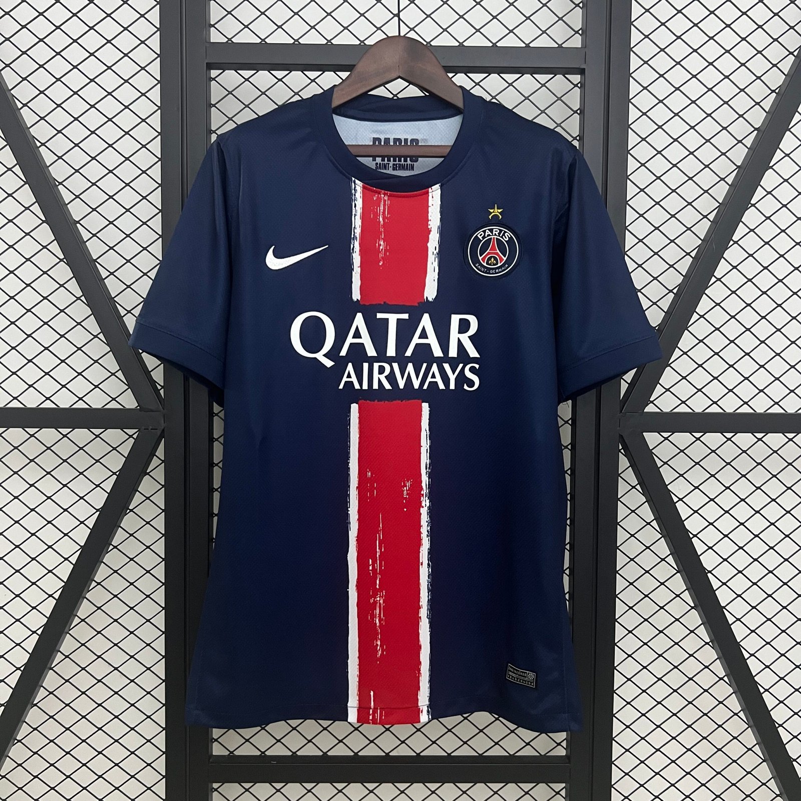 12ef11763d54fe4e8b8c45b9df16545c.jpeg 2024/2025 Psg Paris Saint-Germain Home UEFA Champions League Champion Football Shirt - Image 1