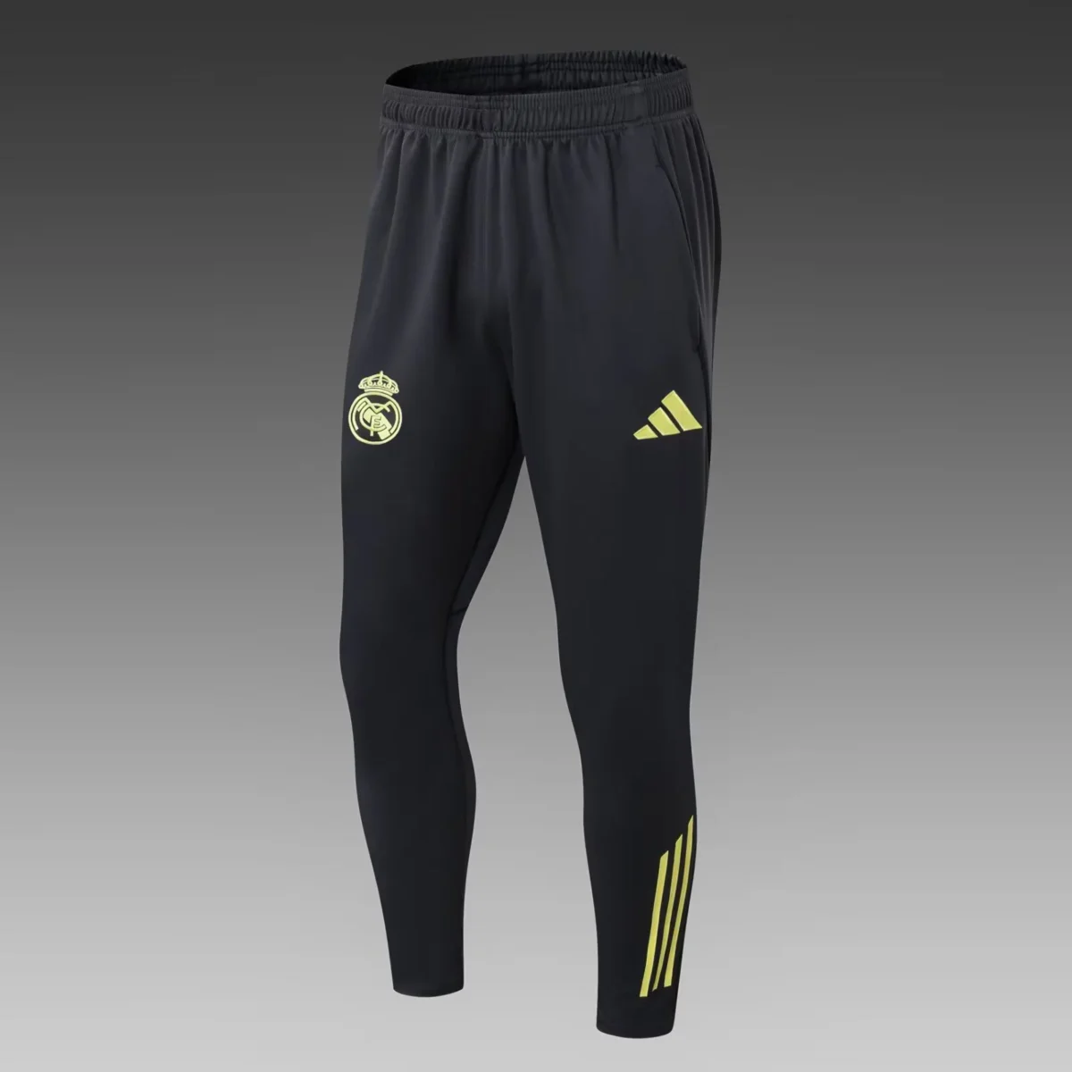 2025/2026 Real Madrid Half-Pull Training Suit Dark Gray Football Shirt Set - Image 5