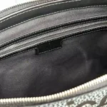 GG jumbo medium crossbody bag in grey and black GG leather – BG079 - Image 2