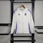 2025/2026 Real Madrid Jacket White Windbreaker
