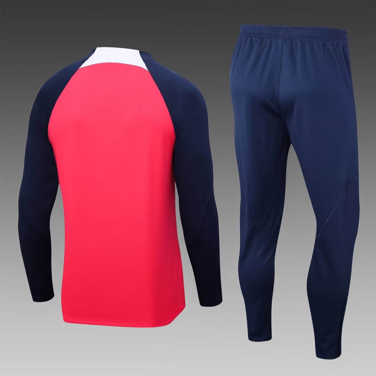 2023/2024 Atletico Madrid Half-Pull Training Suit Red Set - Image 2