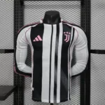 2025/2026 Player Version Long Sleeve Juventus Home Football Shirt