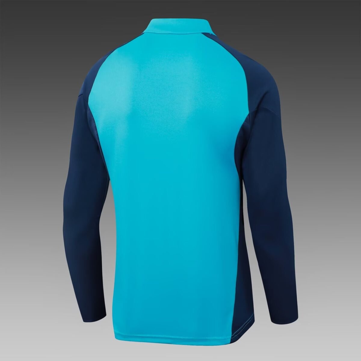 2025/2026 Arsenal Half-Pull Training Suit Lake Blue Football Shirt Set - Image 4