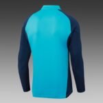 2025/2026 Arsenal Half-Pull Training Suit Lake Blue Football Shirt Set - Image 4