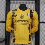 2024/2025 Long Sleeve Player Version Inter Milan Third Away Football Jersey