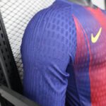 2025/2026 Player Version Long Sleeve Barcelona Home Football Shirt - Image 9