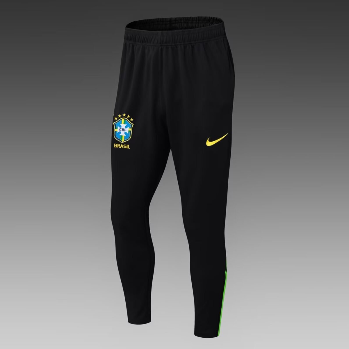 2025 Brazil Long Zipped Jacket Black Jersey Set - Image 5