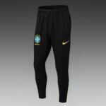 2025 Brazil Long Zipped Jacket Black Jersey Set - Image 5
