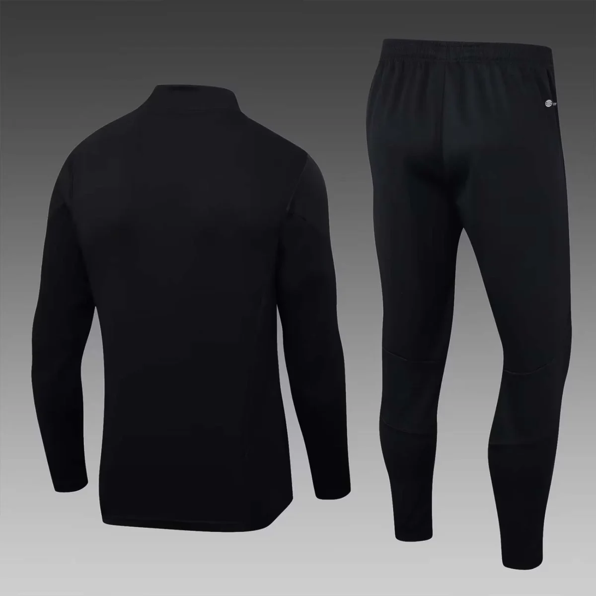 2023/2024 Bayern Munich Half-Pull Training Suit Black Football Shirt Set - Image 2