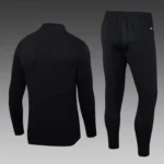 2023/2024 Bayern Munich Half-Pull Training Suit Black Football Shirt Set - Image 2