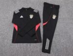 2025/2026 Benfica Half-Pull Training Suit Black Jersey Set - Image 7