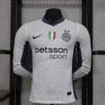 2024/2025 Long Sleeve Player Version Inter Milan Away Football Jersey