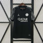 2024/2025 Psg Paris Saint-Germain Fourth Away black Football Shirt