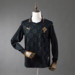 2026 Long Sleeve Portugal Black Panther Football Shirt