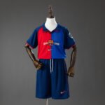 Barcelona 100th Anniversary Retro Kids Kit Jersey