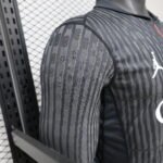 2024/2025  Psg Paris Saint-Germain Long Sleeve Player Version Fourth Away Football Shirt - Image 7