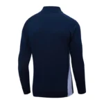2025-2026 Real Madrid Retro Royal blue Half-Pull Training Suit Football Shirt Set - Image 5