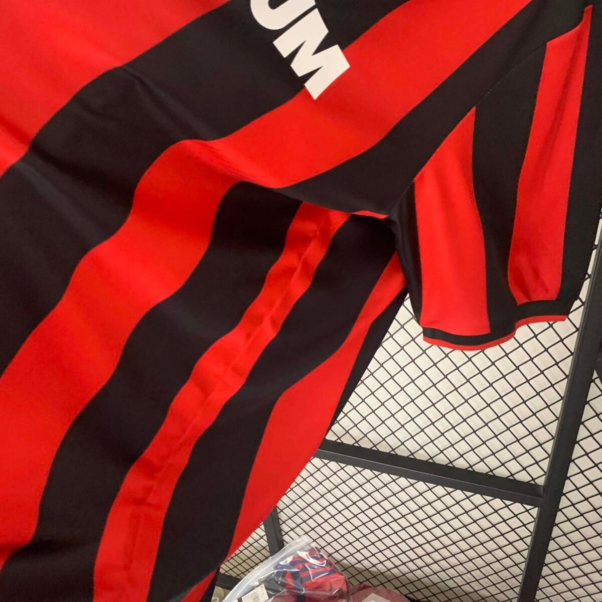 1990/1991 Retro AC Milan Home Football Shirt - Image 8