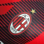 2023/2024 Player Version AC Milan Home Football Jersey - Image 6