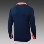 2025/2026 Barcelona Half-Pull Training Suit Royal Blue Jersey Set - Image 4
