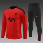 2025/2026 Liverpool Red Half-Pull Training Suit  Set 01