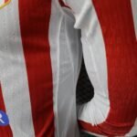 2025/2026 Player Version Long Sleeve Atletico Madrid Home Football Shirt - Image 6