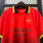 2024/2025 AC Milan Fourth Away Red Soccer Jersey - Image 9