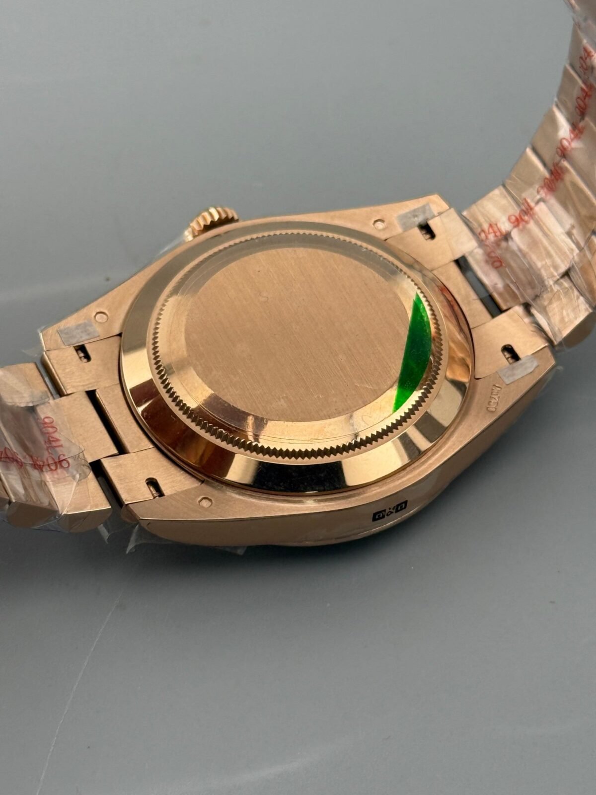 Rolex Day-Date Yellow Gold Green Baguette Diamond Dial (139000) DD3255 Movement - Image 6