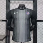 2025/2026 Player Version Psg Paris Saint-Germain Goalkeeper Black Football Shirt