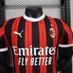 2024/2025 Player Version AC Milan Home Soccer Jersey - Image 5