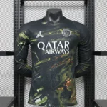 2025/2026 Player Version Long Sleeve Psg Paris Saint-Germain 'Night Edition' 5th Football Shirt