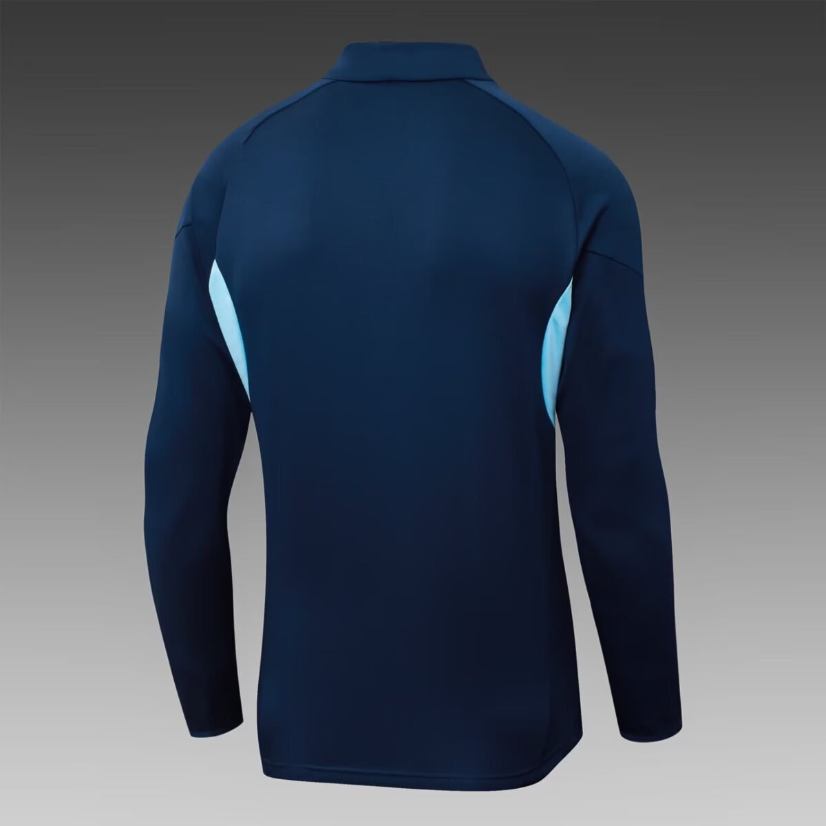 2025/2026 Arsenal Half-Pull Training Suit Royal Blue Football Shirt Set - Image 4