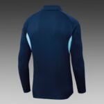 2025/2026 Arsenal Half-Pull Training Suit Royal Blue Football Shirt Set - Image 4