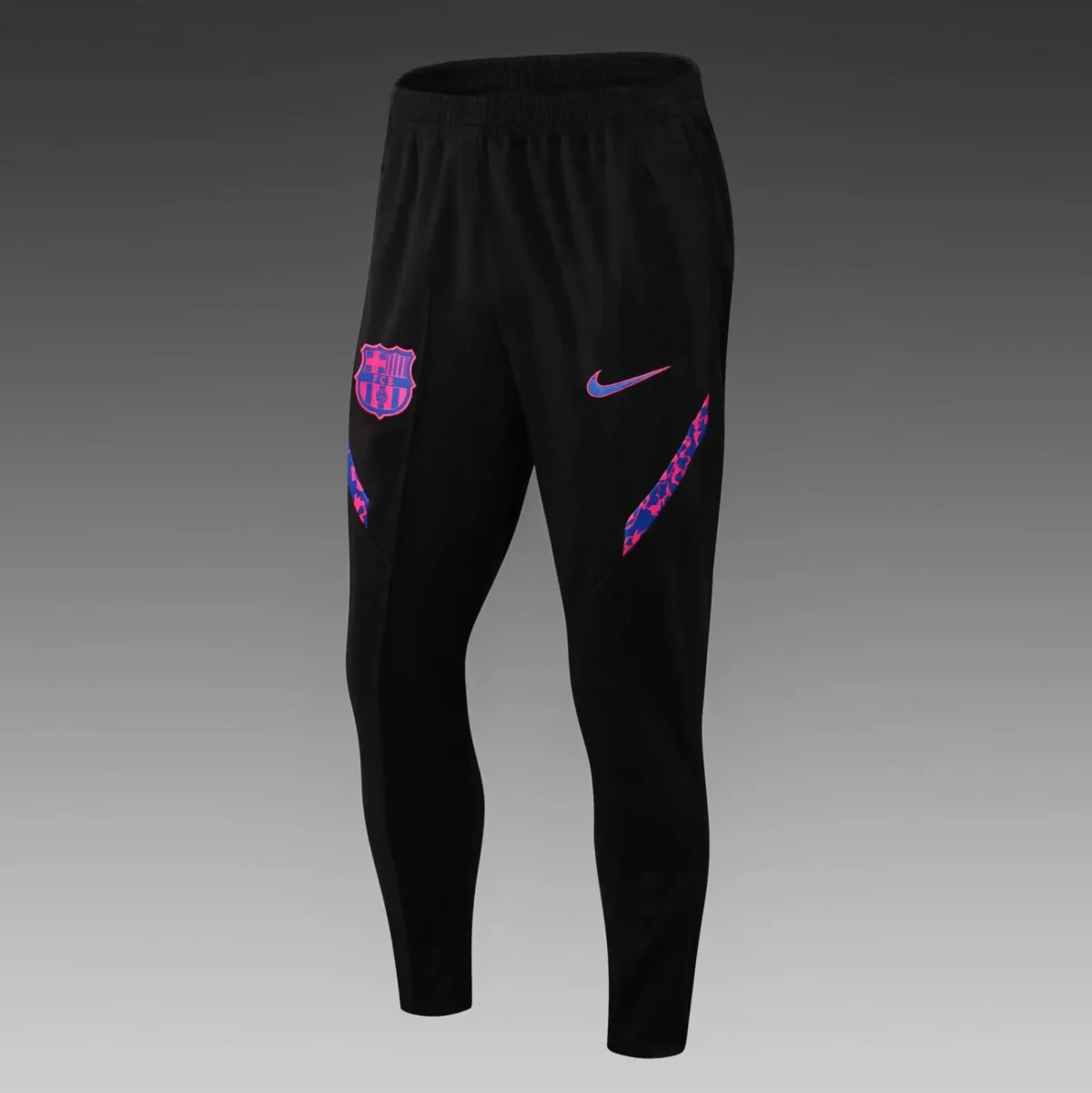 2021/2022 Barcelona Half-Pull Training Suit Black Jersey Set - Image 5