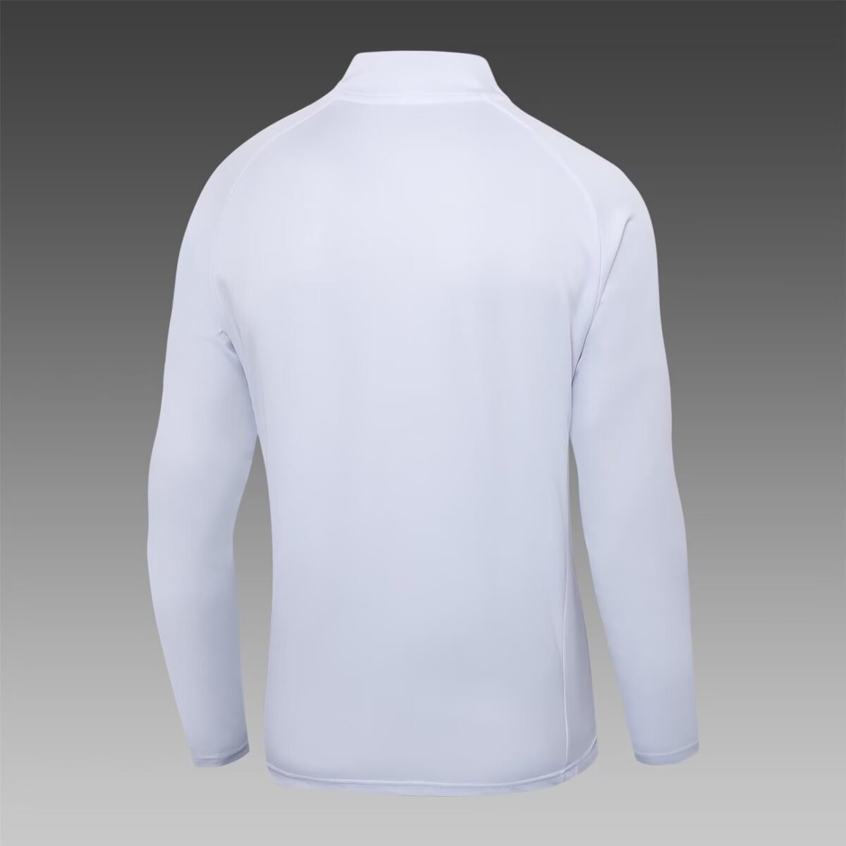 2025/2026 Real Madrid Half-Pull Training Suit White Football Shirt Set - Image 4
