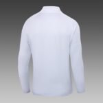 2025/2026 Real Madrid Half-Pull Training Suit White Football Shirt Set - Image 4