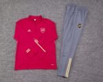 2023/2024 Arsenal Half-Pull Training Suit Red Football Shirt Set - Image 3