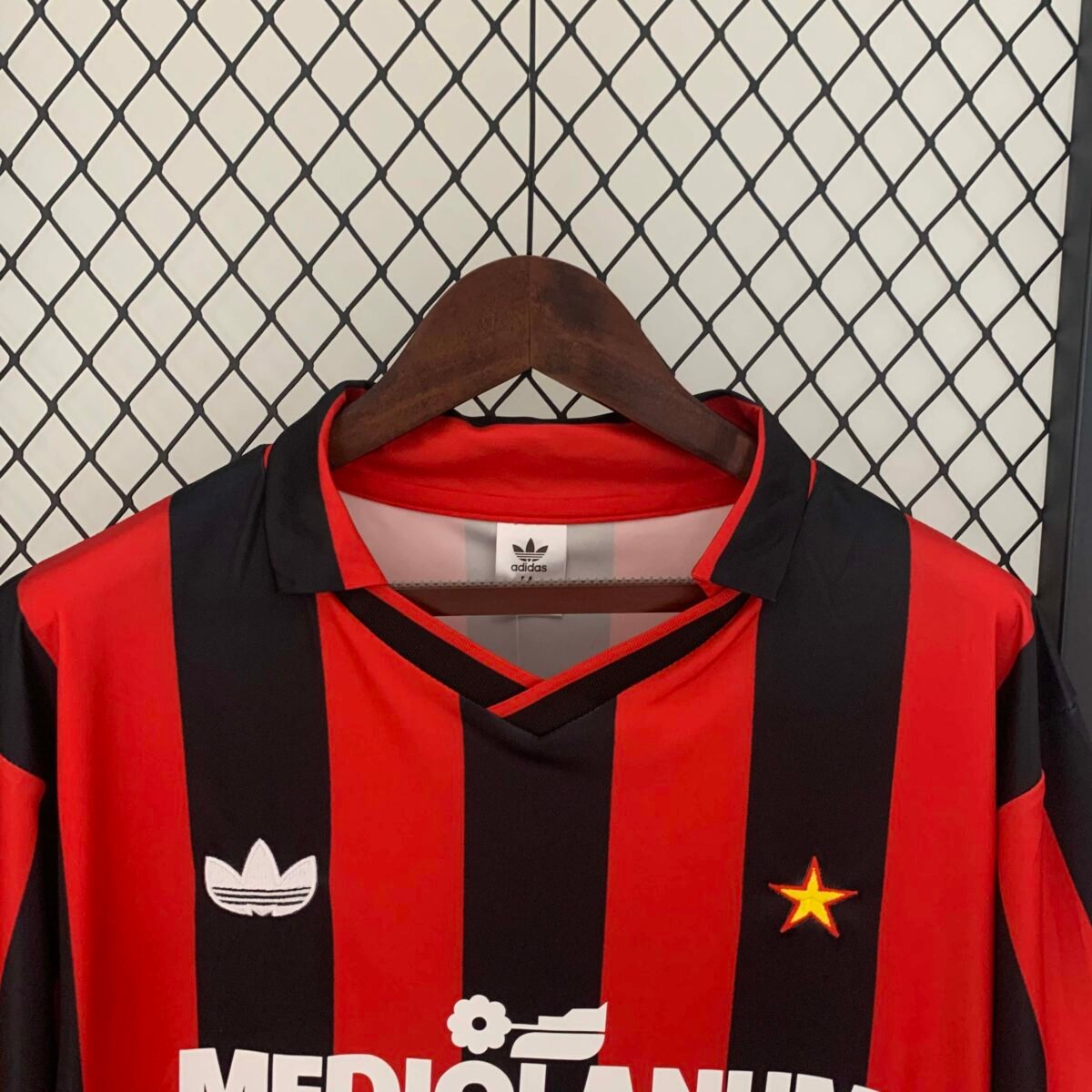 1990/1991 Retro AC Milan Home Football Shirt - Image 3