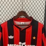 1990/1991 Retro AC Milan Home Football Shirt - Image 3