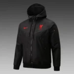 2024/2025 Liverpool Windbreaker Black Soccer Jersey