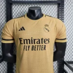 2023/2024 Player Version Real Madrid Special Edition golden Football Shirt - Image 5