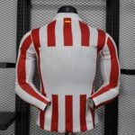 2025/2026 Player Version Long Sleeve Atletico Madrid Home Football Shirt - Image 2