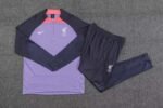 2023 Liverpool Half-Pull Training Suit Purple Jersey Set - Image 3