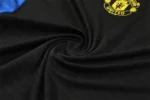 2025/2026 Manchester United Player version Half-Pull Training Suit Black Football Shirt Set - Image 7