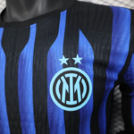 2025-2026 Long Sleeve Player Version Inter Milan Home Football Shirt - Image 4