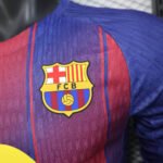 2025/2026 Player Version Long Sleeve Barcelona Home Football Shirt - Image 6