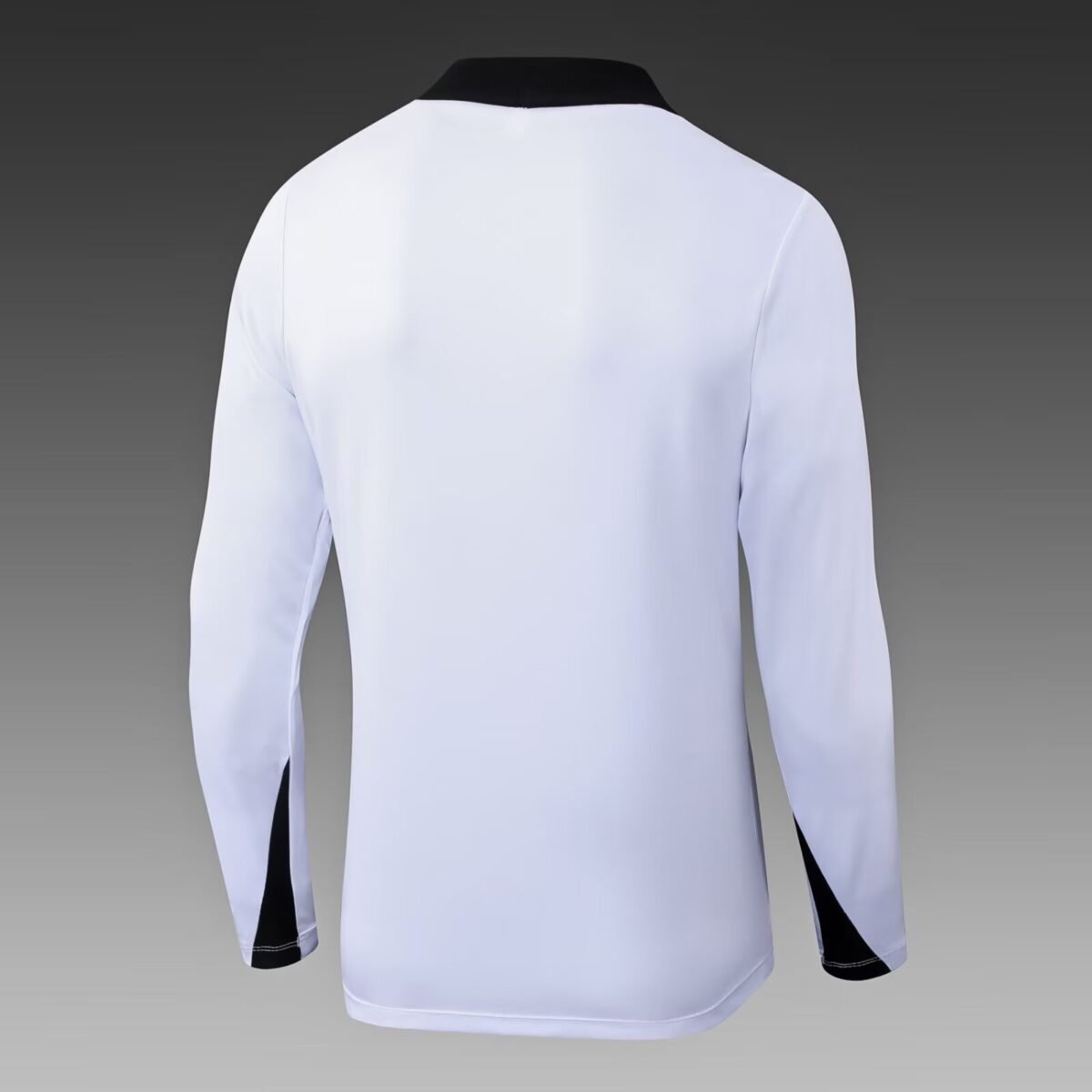 2025/2026 Corinthians Paulista Half-Pull Training Suit White Football Shirt Set - Image 4