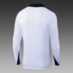 2025/2026 Corinthians Paulista Half-Pull Training Suit White Football Shirt Set - Image 4