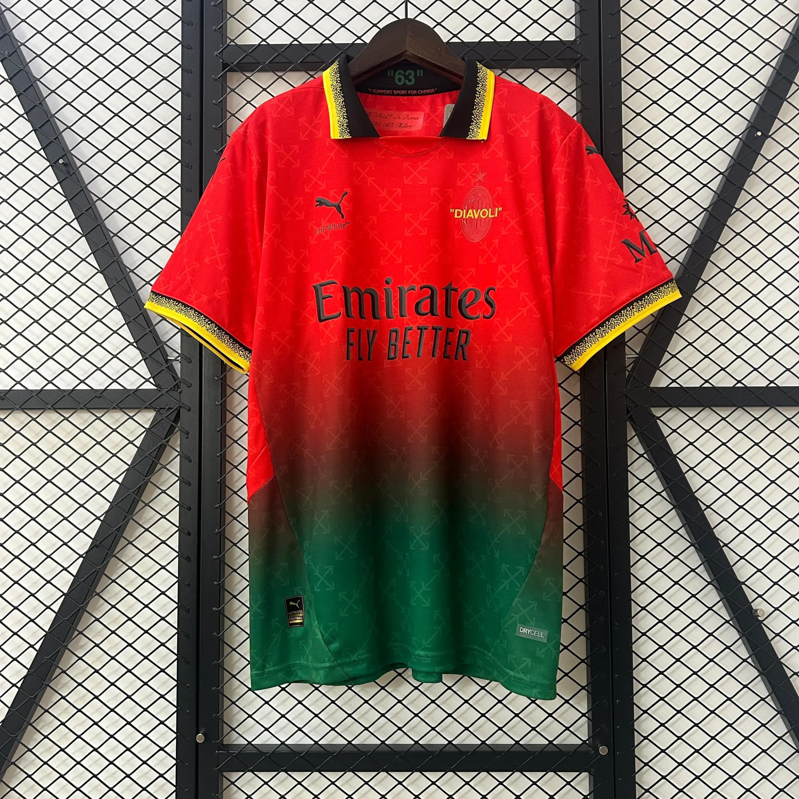 6ba489025dac721113c3cf396525752b.webp 2024/2025 AC Milan Fourth Away Red Soccer Jersey - Image 1