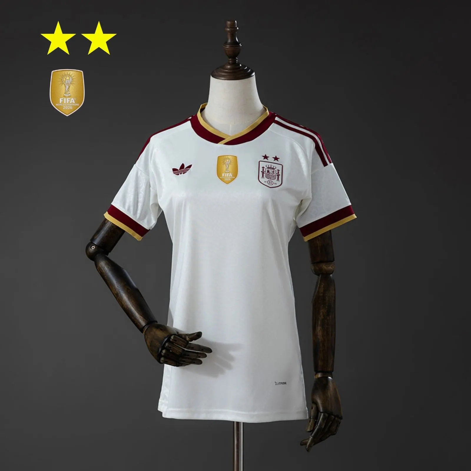 6c67bdb7490553e473adff3c0d827980.webp 2026 Spain 2-Star Champion Edition Away Women's Jersey - Image 1